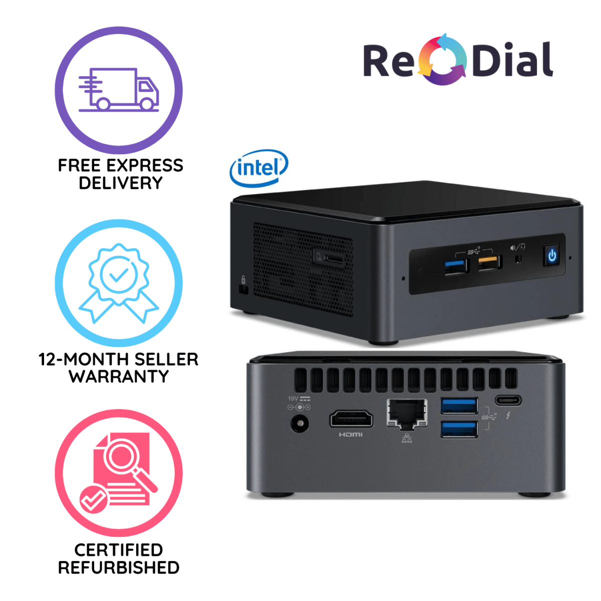 Intel NUC BOXNUC8I3BEH4 Barebone i3 - 8109U - Very Good - ReDial Intel NUC BOXNUC8I3BEH4 Barebone i3 - 8109U - Very Good - ReDial